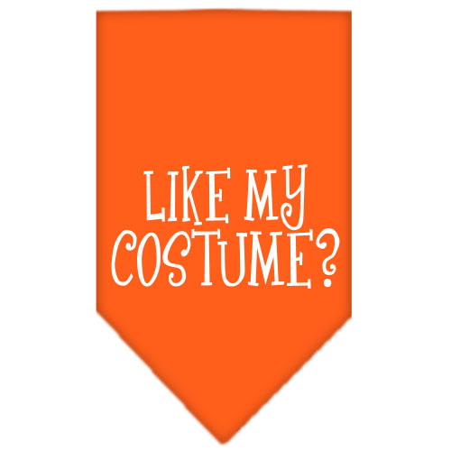 Like my costume? Screen Print Bandana Orange Large